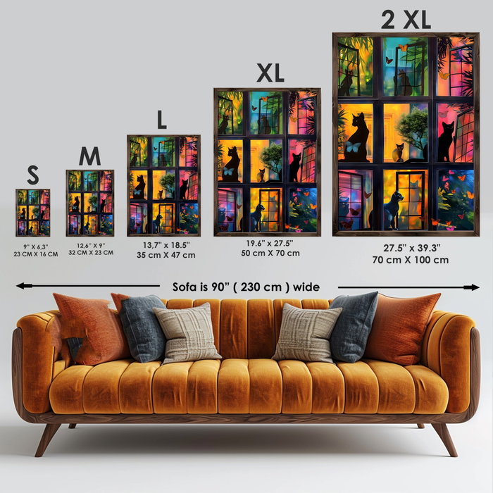 Wallity Cuadro Decorativo GE163-L Multicolor